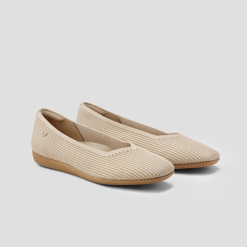 Vivaia Margot Walker Washable Lightweight Water Repellent Flat Almond 9